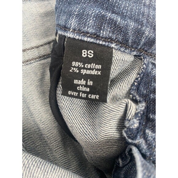 THE LIMITED Slim Boyfriend 312 bootcut Distressed Blue Denim Jeans Women Size 8 - Picture 14 of 16